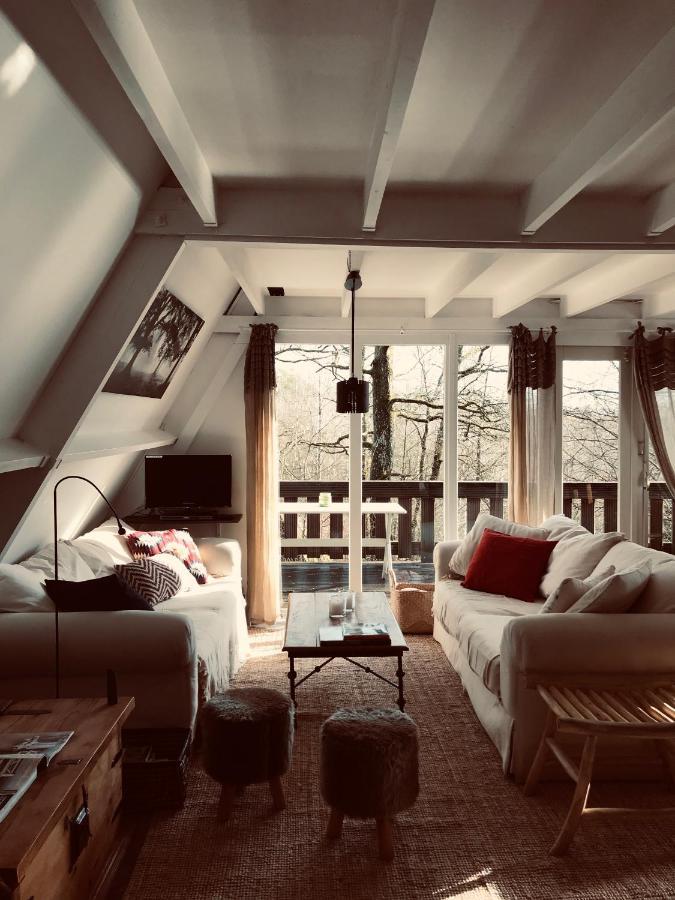 Heavenly Renovated Cabin Near Pittoresque Durbuy - Whistlerヴィラ エクステリア 写真