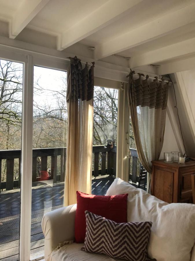 Heavenly Renovated Cabin Near Pittoresque Durbuy - Whistlerヴィラ エクステリア 写真